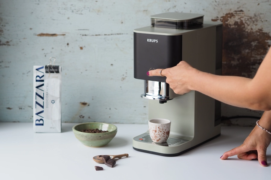 Kompaktowy ekspres KRUPS Coffee Crush i unikalny design