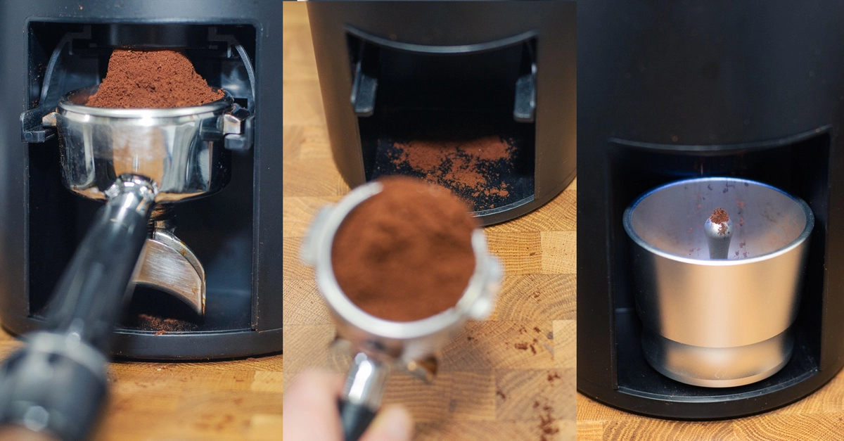 Mielenie do kolby w młynku Wilfa Evo