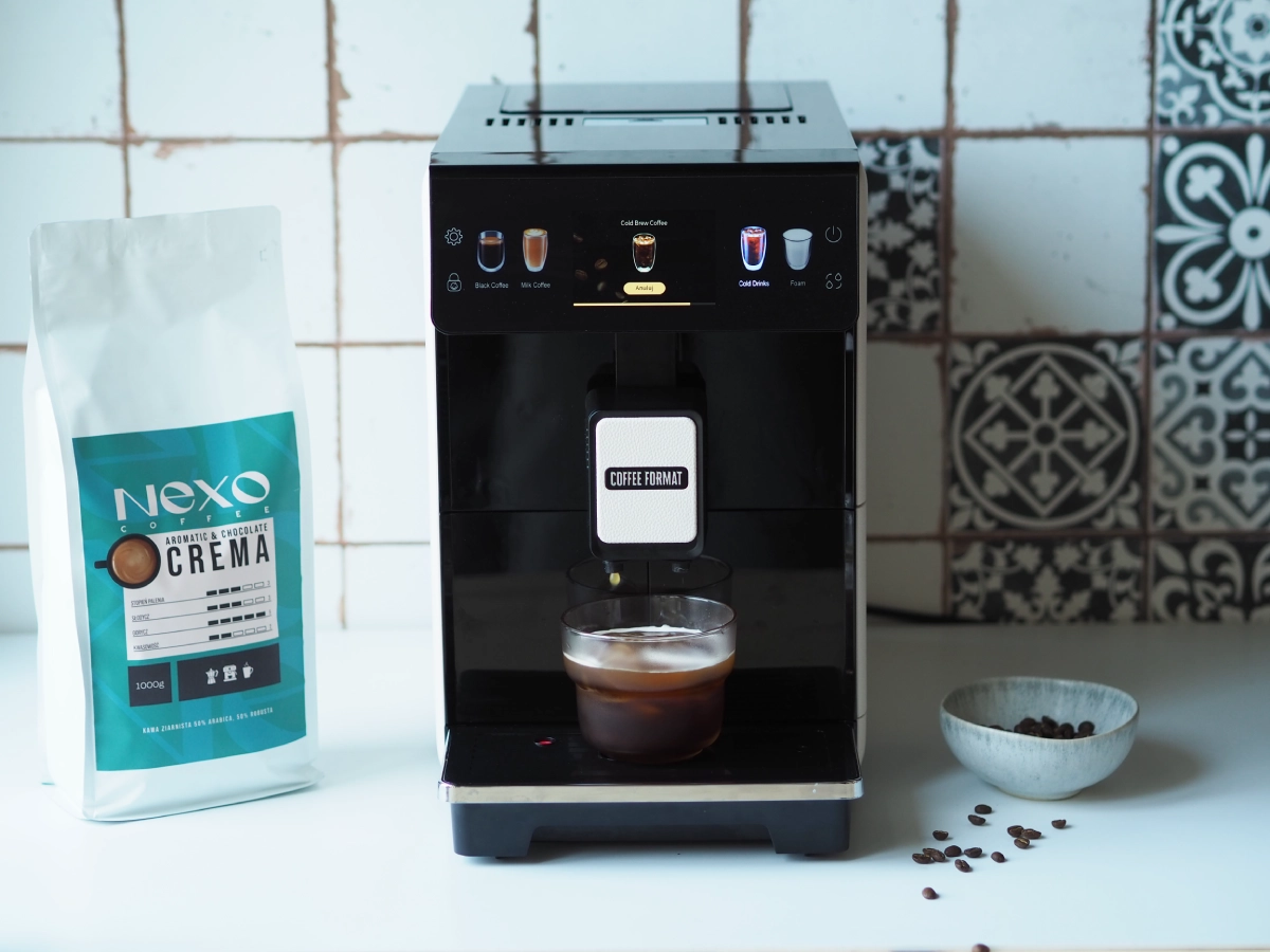 Ekspres Coffee Format MINI OTC z automatycznym systemem mlecznym i cold brew