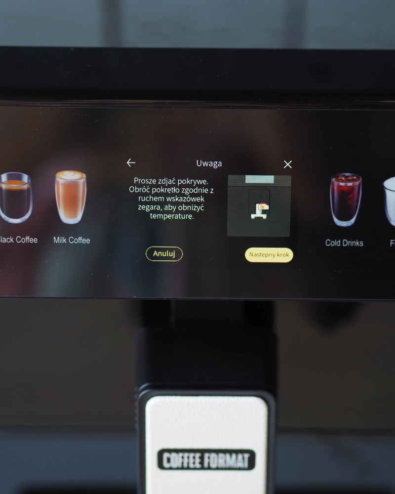 Kounikat w ekspresie Coffee Format MINI OTC