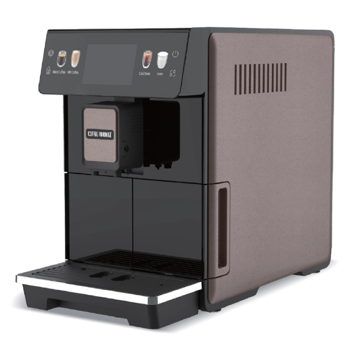 Brązowy ekspres Coffee Format MINI OTC z automatycznym systemem mlecznym