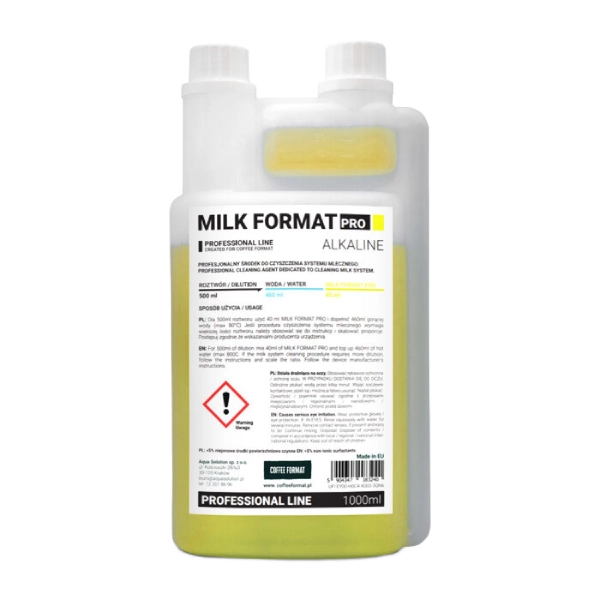 Płyn Coffee Format Milk Format PRO do czyszczenia systemu mlecznego