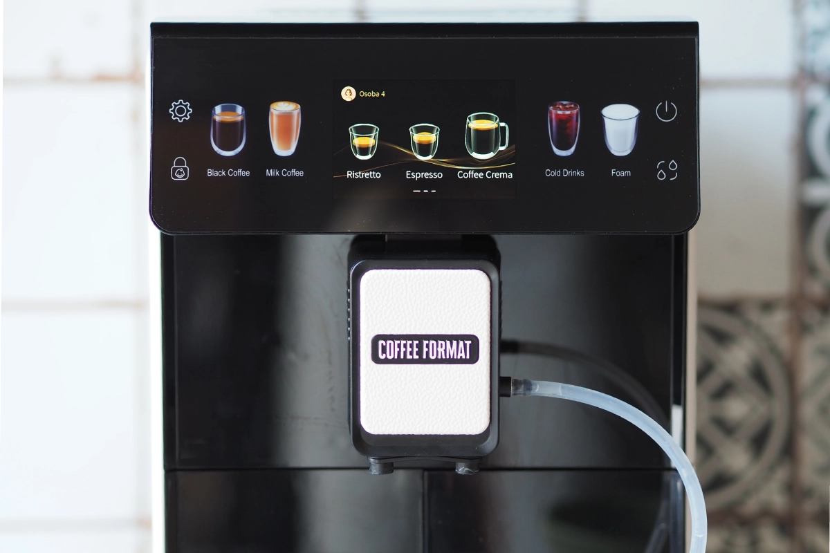 Szeroki wybór specjałów w ekspresie Coffee Format MINI OTC