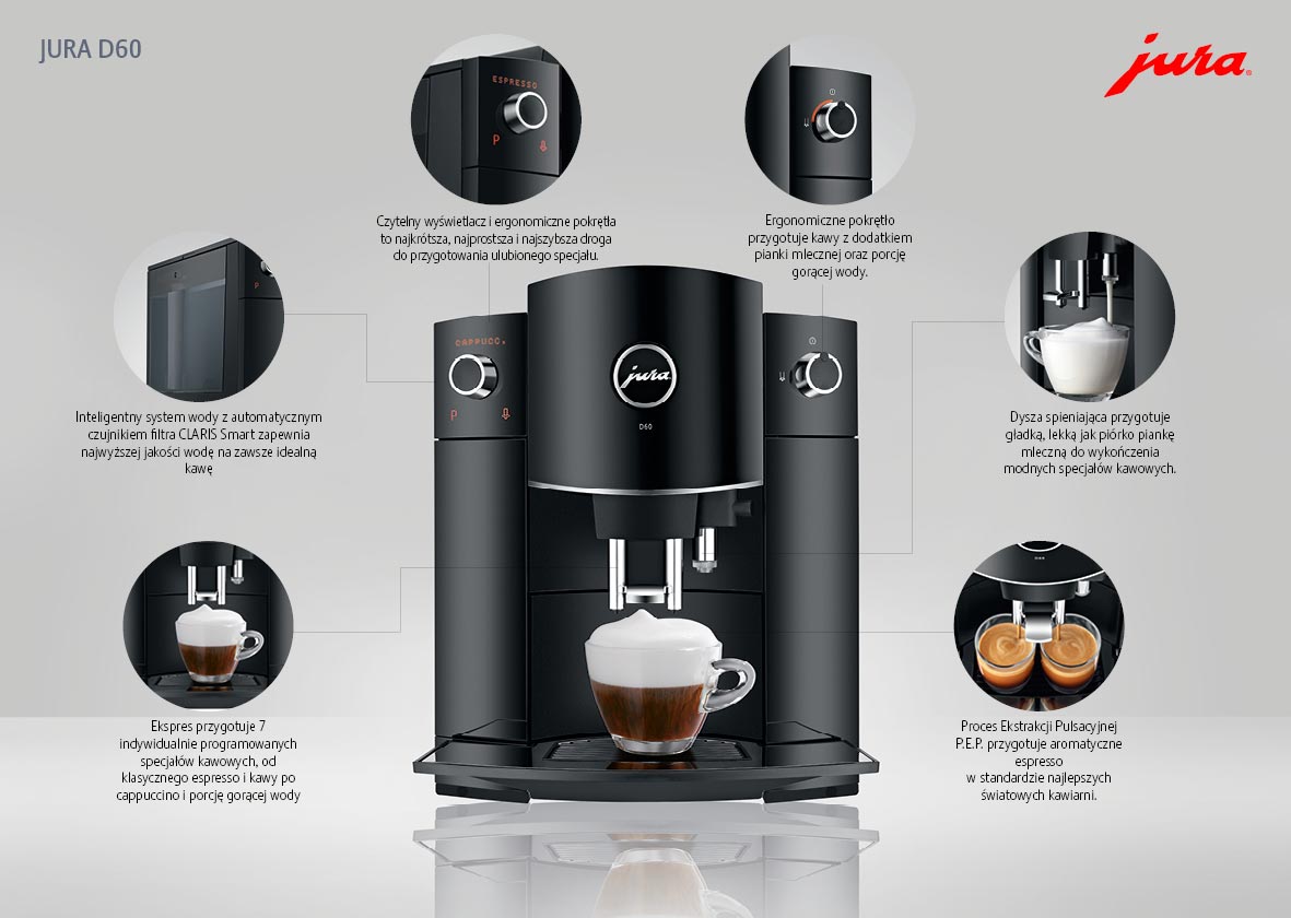 Ekspres JURA D60 Ekspres JURA Impressa D60