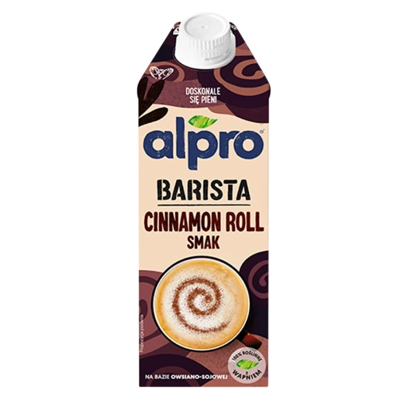 Napój owsiano-sojowy ALPRO Barista Cinnamon Roll 750 ml