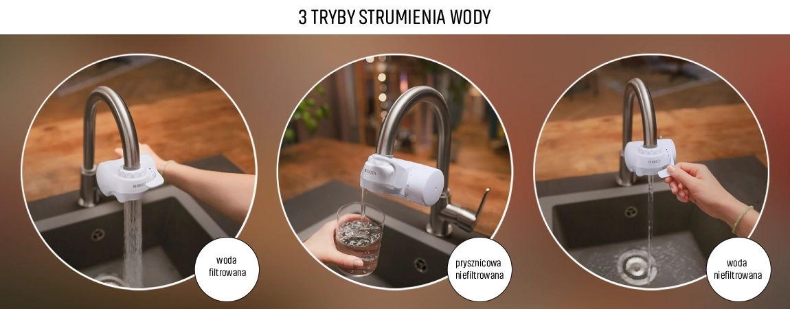 BRITA OnTap V - 3 tryby strumienia