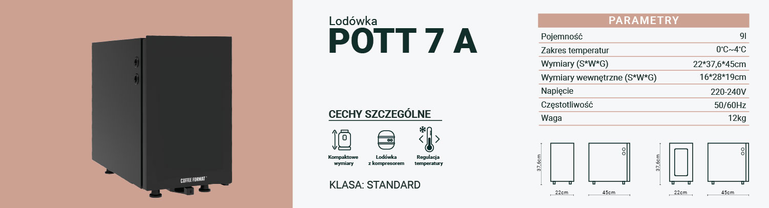 Lodówka Coffee Format POTT7 A