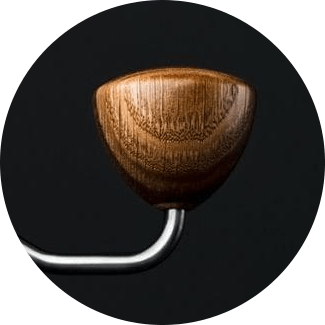 Drewniane wykończenia w młynku Comandante C40 MK3 Nitro Blade