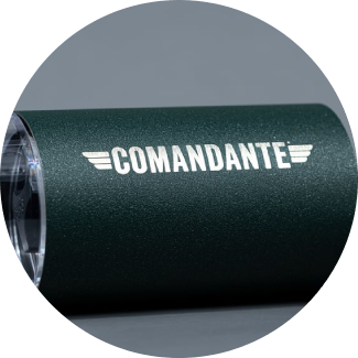 Korpus wyprodukowany ze stali nierdzewnej w młynku Comandante C40 MK3 Nitro Blade