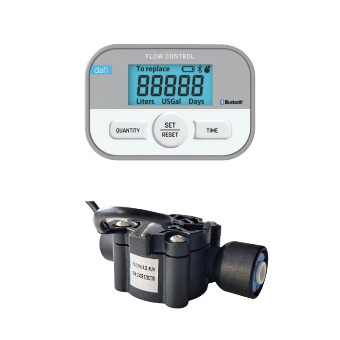 Elektroniczny system monitorowania zużycia filtra Dafi Flow Meter BT