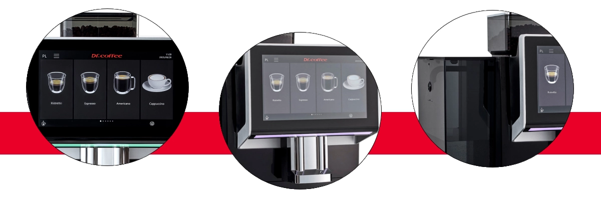 Dr.Coffee GT2 BIG PRO - front urządzenia