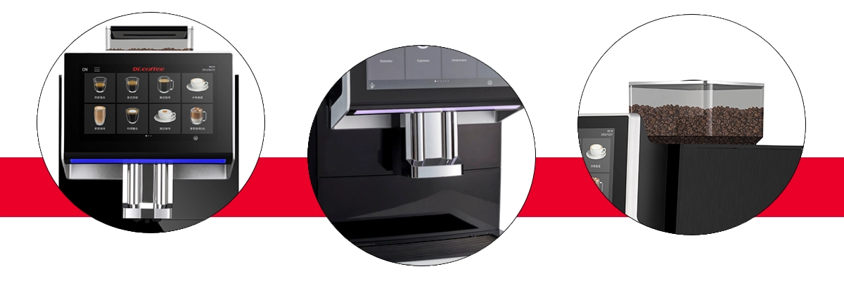 Dr.Coffee GT2 PLUS PRO - front urządzenia