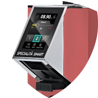 Wyświetlacz dotykowy w młynku Eureka Specialita Smart