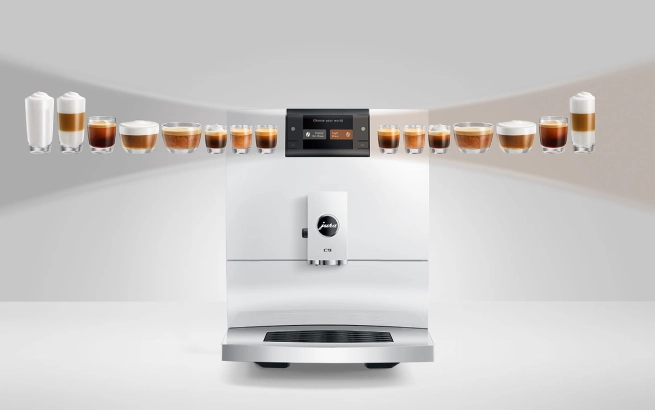 Specjały kawowe w ekspresie JURA C9