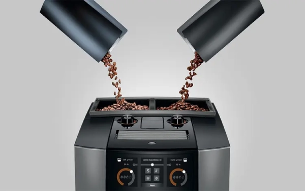 2 młynki w ekspresie JURA J10 twin (EA)