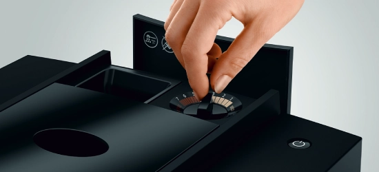 System P.E.P. Młynek PAG2 w ekspresie Jura S8 Piano Black (EB)