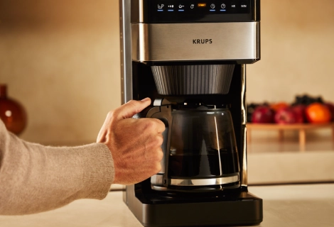 Funkcja podtrzymywania ciepła w ekspresie KRUPS Grind Aroma XL
