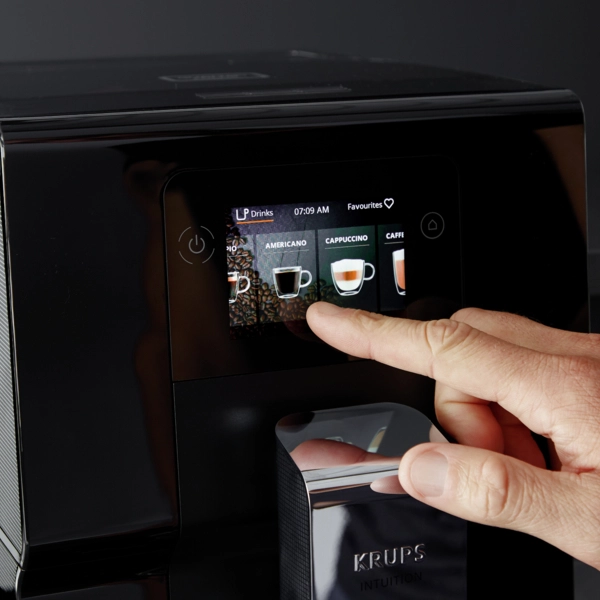 Kolorowy ekran SMART SCREEN - wybierz kawę dotknięciem