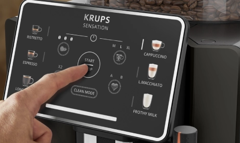 Panel sterowania ekspresu KRUPS Sensation Milk