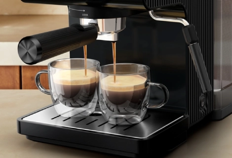 Espresso z ekspresu KRUPS Authentic C50