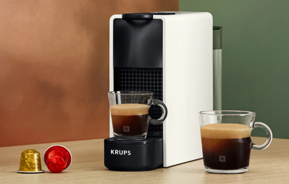 KRUPS Nespresso Essenza Mini XN110110 - kompaktowy ekspres kapsułkowy
