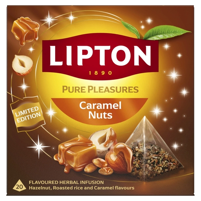 Lipton Caramel Nuts - 20 piramidek