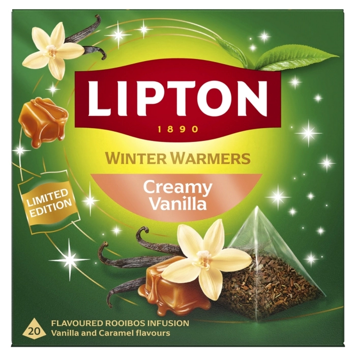 Lipton Winter Warmers Creamy Vanilla 20 piramidek