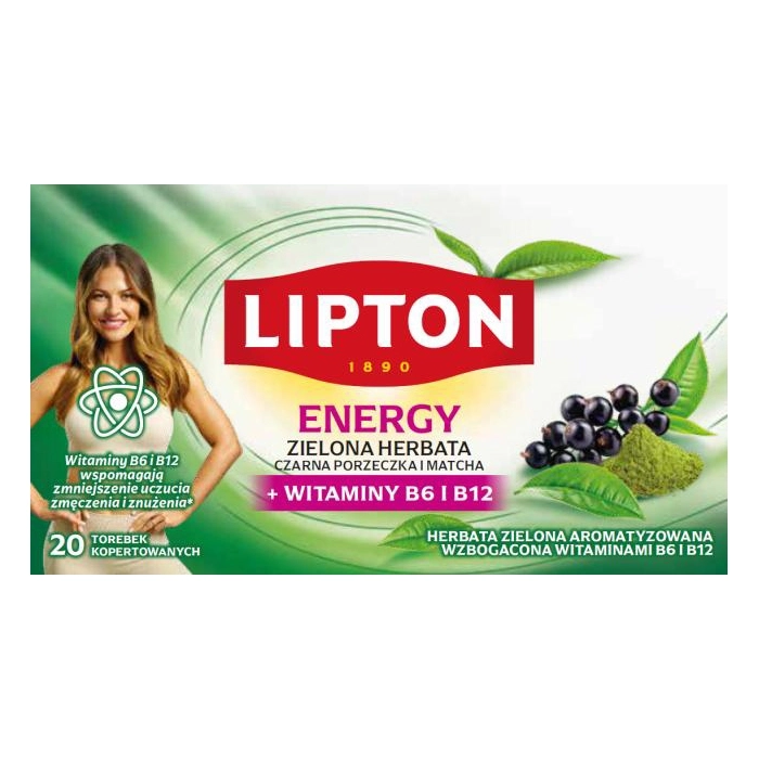 Herbata zielona Lipton Green Energy – 20 torebek