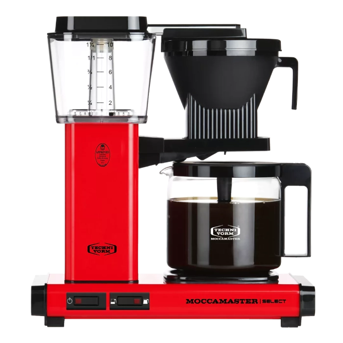 EKSPRES MOCCAMASTER KBG 741 SELECT RED - CZERWONY