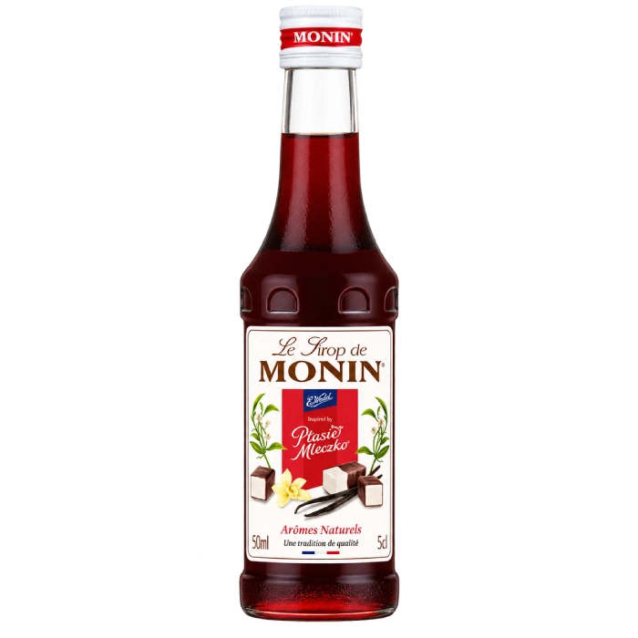 Butelka syropu MONIN Inspired by Ptasie Mleczko o pojemności 50 ml