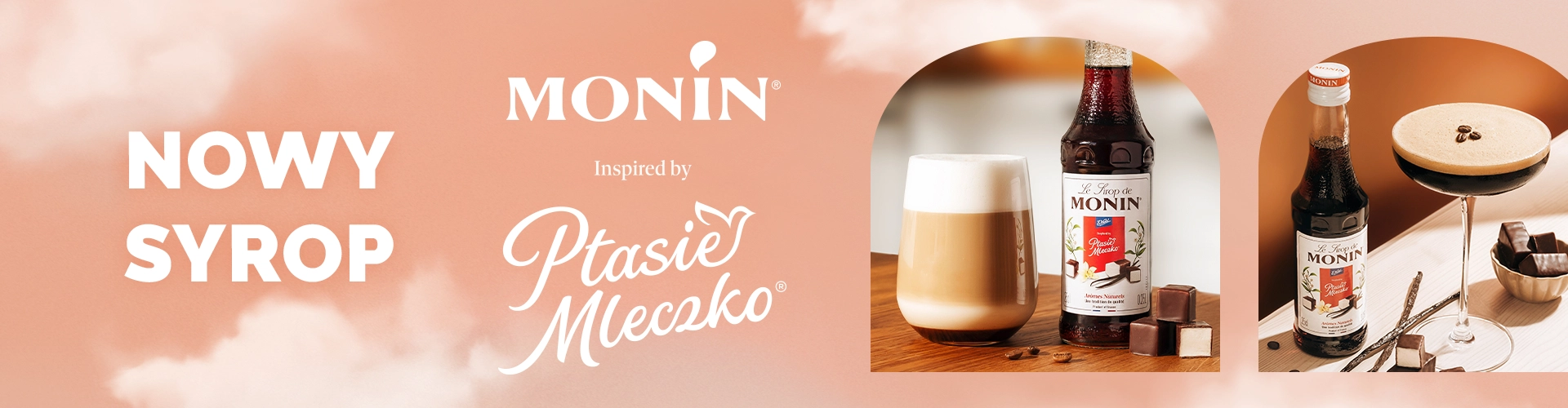 MONIN Inspired by Ptasie Mleczko - syrop do kaw, koktajli i deserów