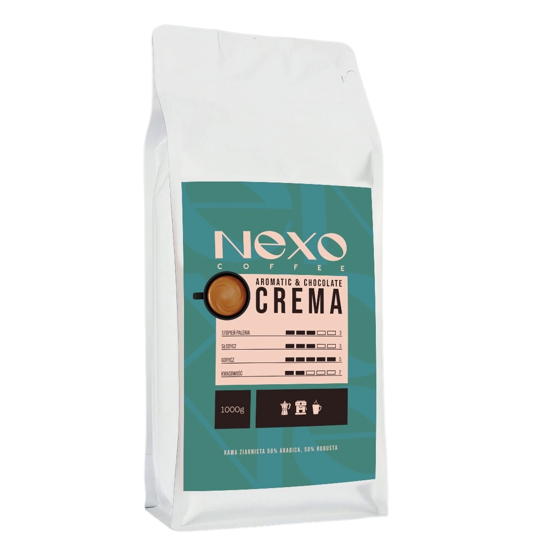 Kawa ziarnista NEXO Coffee Crema 1 kg