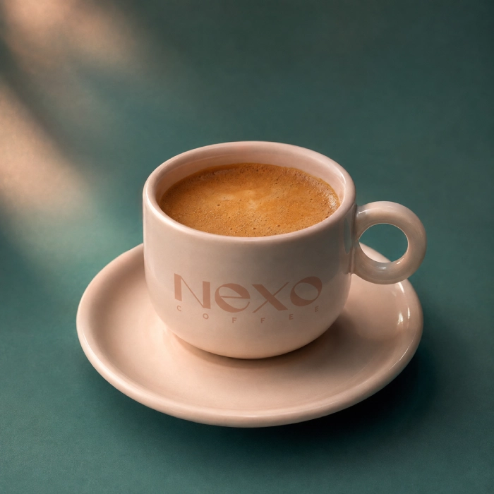 Espresso z cremą w filiżance NEXO Coffee