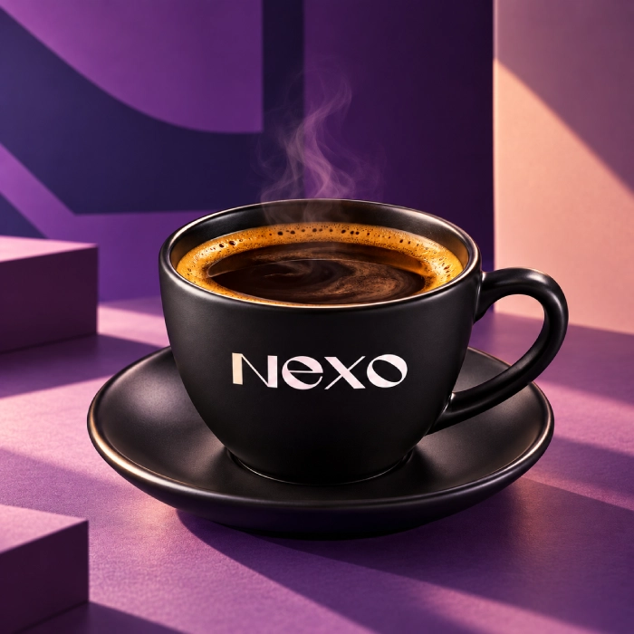 Americano w czarnej filiżance NEXO