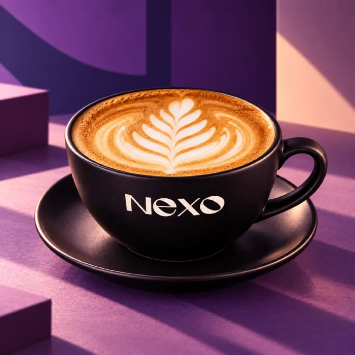Latte w szklance NEXO