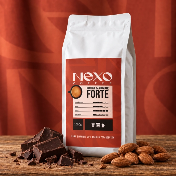 Blend arabiki i robusty NEXO Coffee Forte