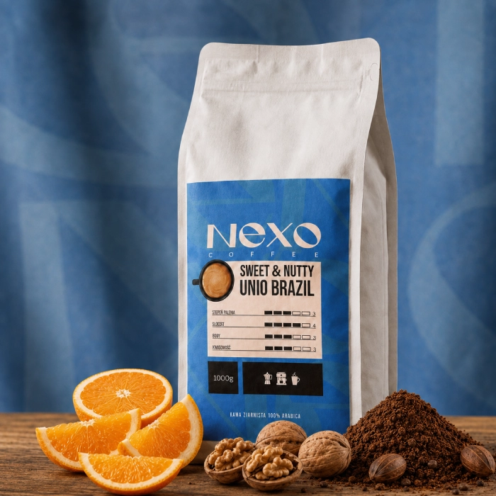 NEXO Coffee Unio Brazil – blend dwóch brazylijskich arabik