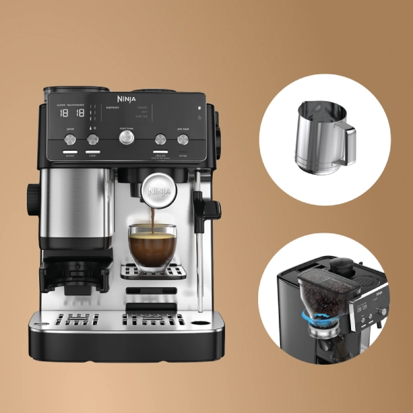 Zestaw ekspresu kolbowego Ninja Luxe Café MINI ES301EU