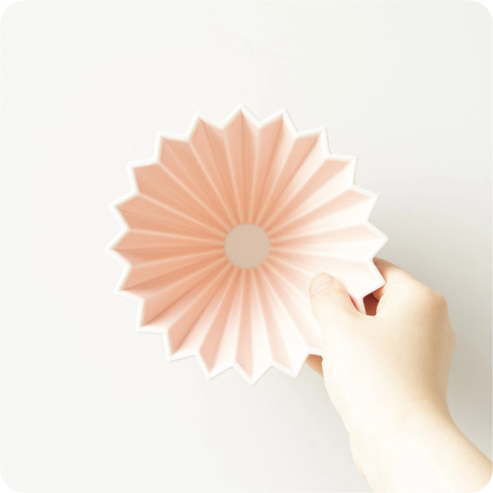 Drip Origami ceramic Dripper M Pink