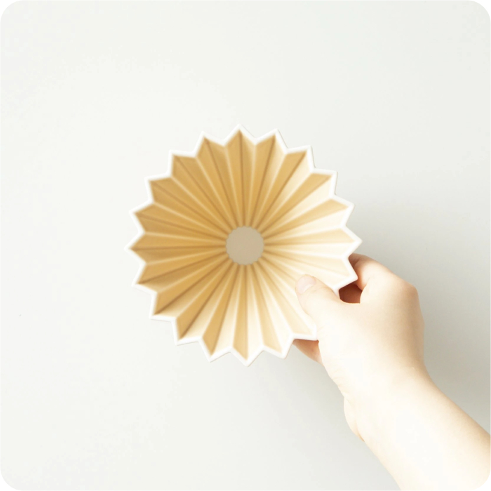 Drip Origami ceramic Dripper S Beige