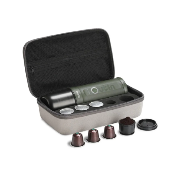 OutIn Nano Travel Kit Forest Green z etui podróżnym