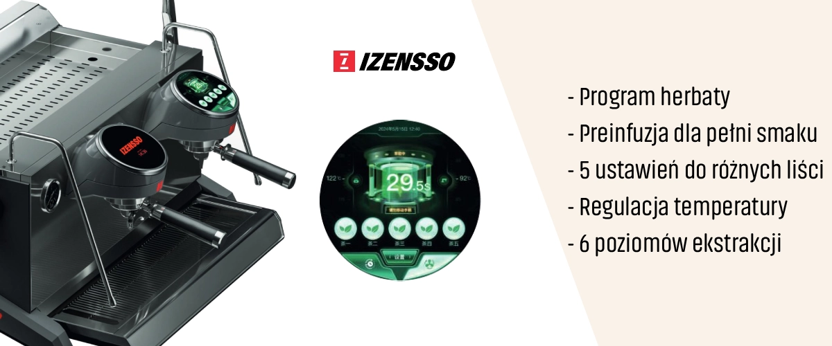 Program parzenia herbaty w ekspresie Raptor Izensso