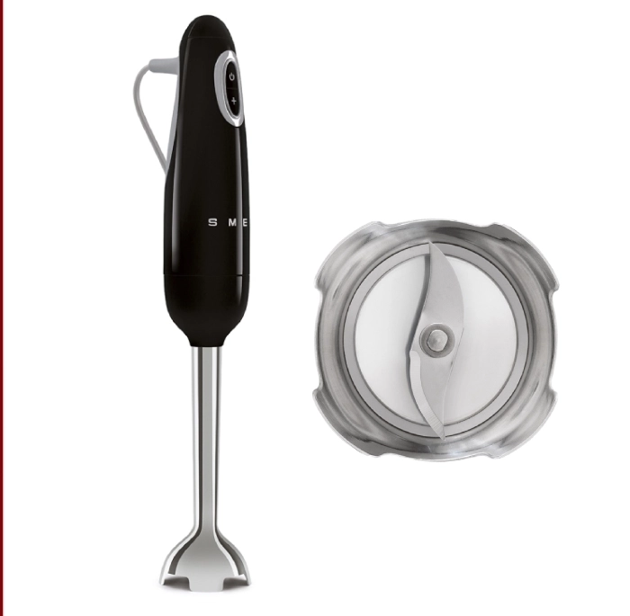 Blender ręczny z akcesoriami Smeg design