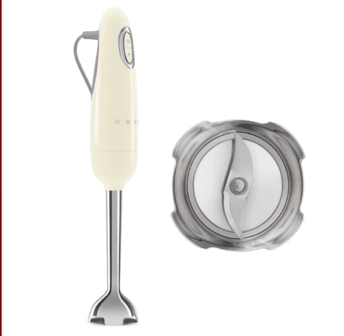 Blender ręczny z akcesoriami Smeg design