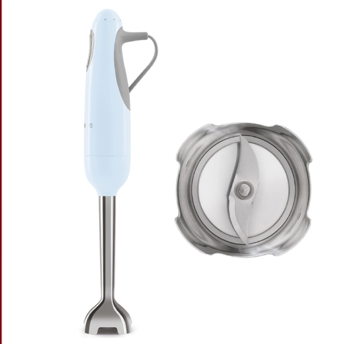 Blender ręczny z akcesoriami Smeg design