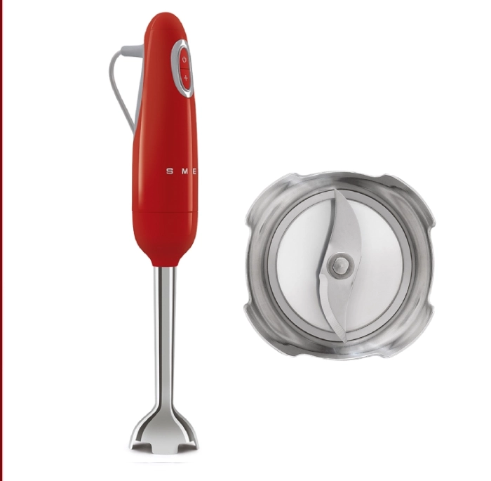 Blender ręczny z akcesoriami Smeg design