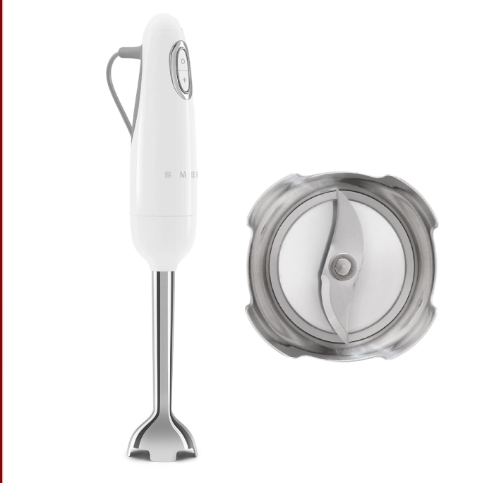 Blender ręczny z akcesoriami Smeg design