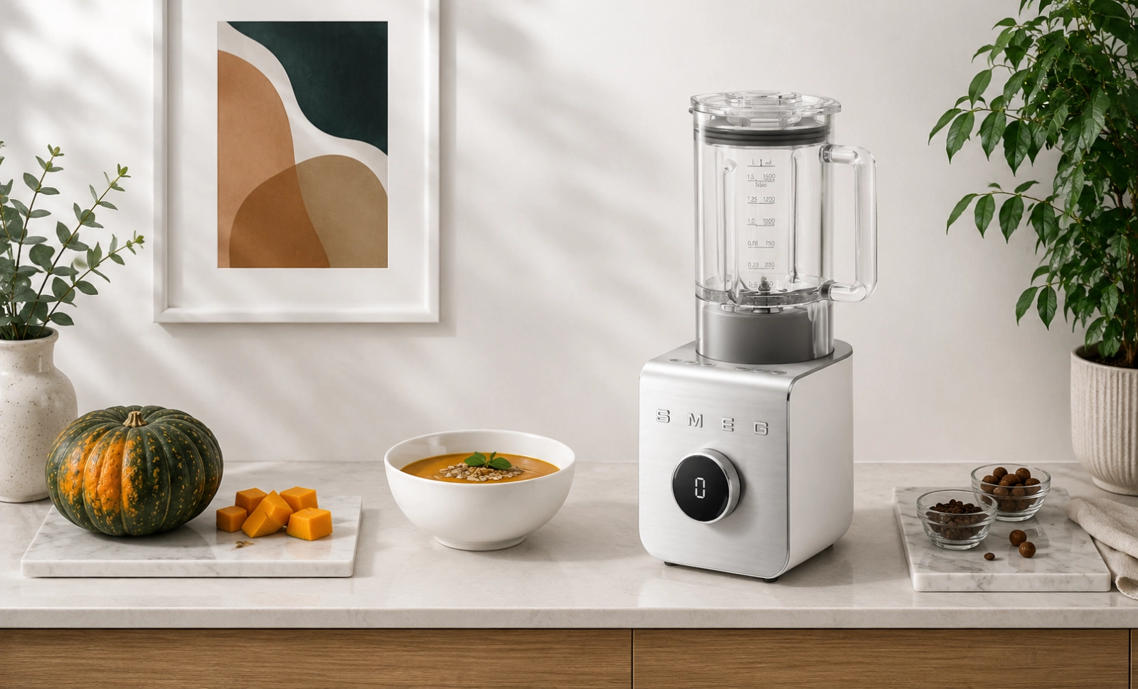 Blender wysokoobrotowy Smeg BLC02WHMEU biały