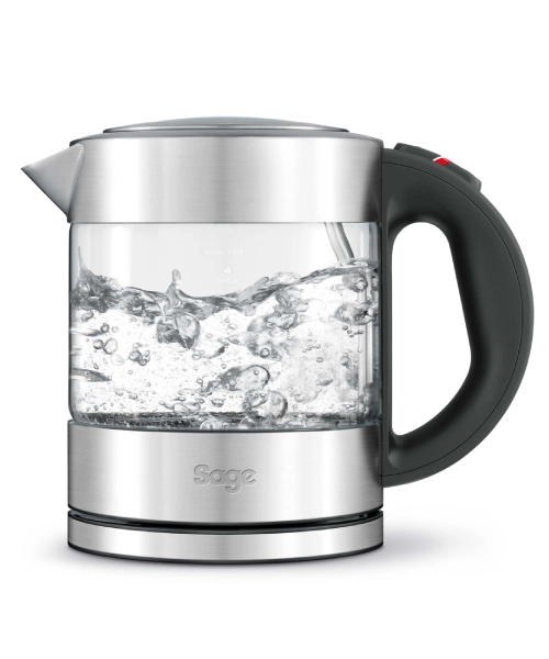 the Compact Kettle™ Pure - 1 l Sage the Compact Kettle Pure - szklany czajnik 1 l