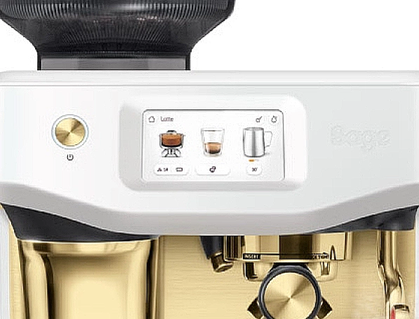 Ekran dotykowy w ekspresie Sage the Barista Touch Impress